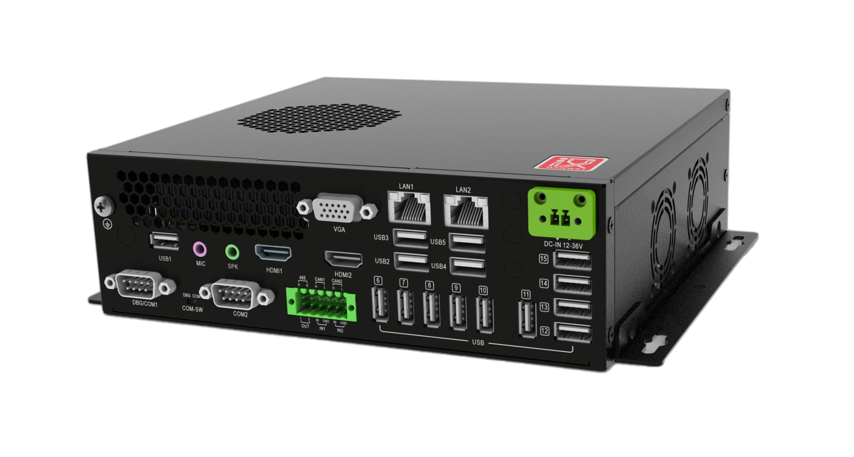 HWFT-204X-IPC-F工控机高清实拍图