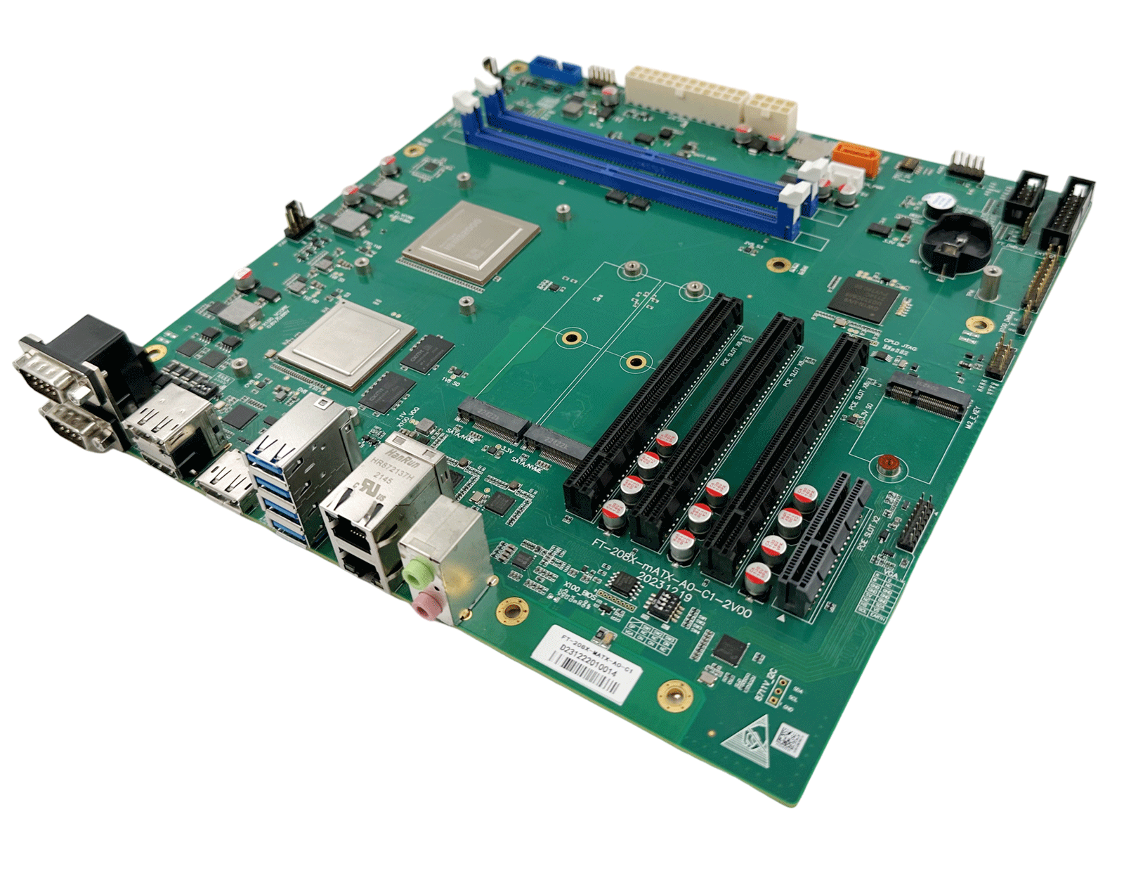 标准主板正面实拍图