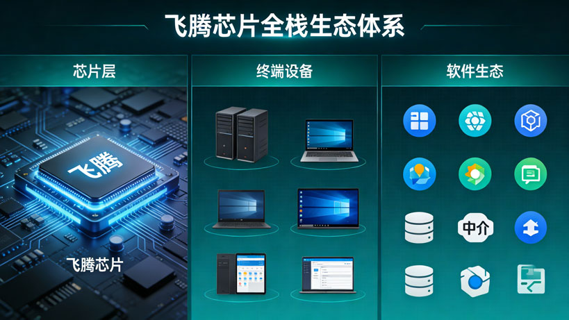 飞腾芯片全栈生态体系图
