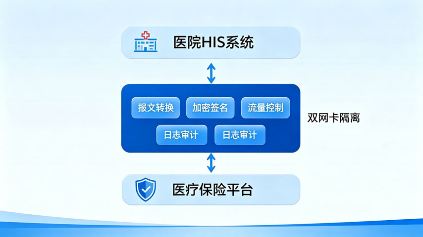 医保前置机软件架构图